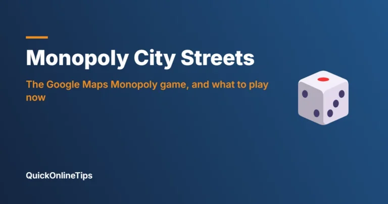 Monopoly City Streets game