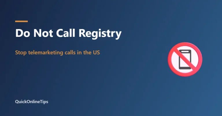 National Do Not Call Registry
