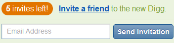 Digg invites
