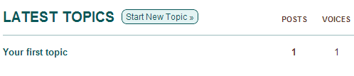 new forums