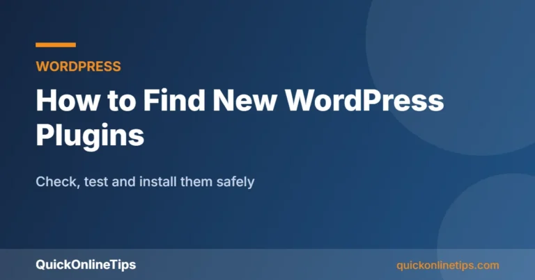 How to find new WordPress plugins