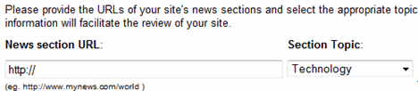 submit news url 
