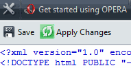 Edit Source Code in Opera