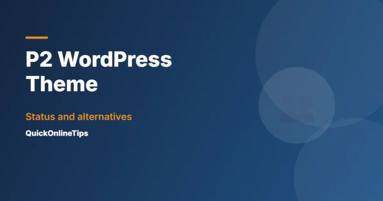 P2 WordPress theme