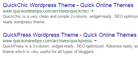 persisting theme links