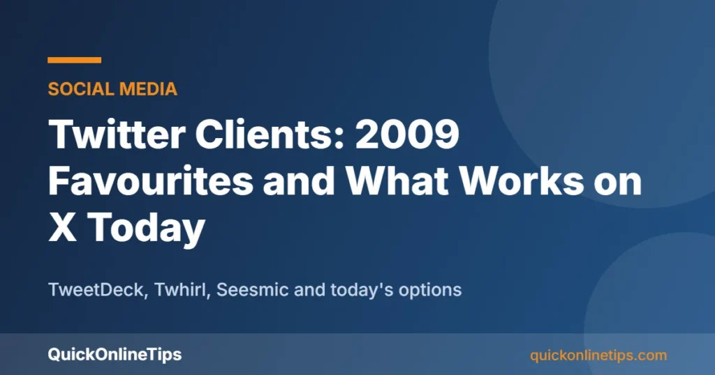 Twitter clients compared