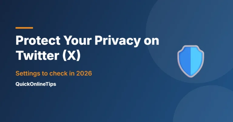 Protect privacy on Twitter X