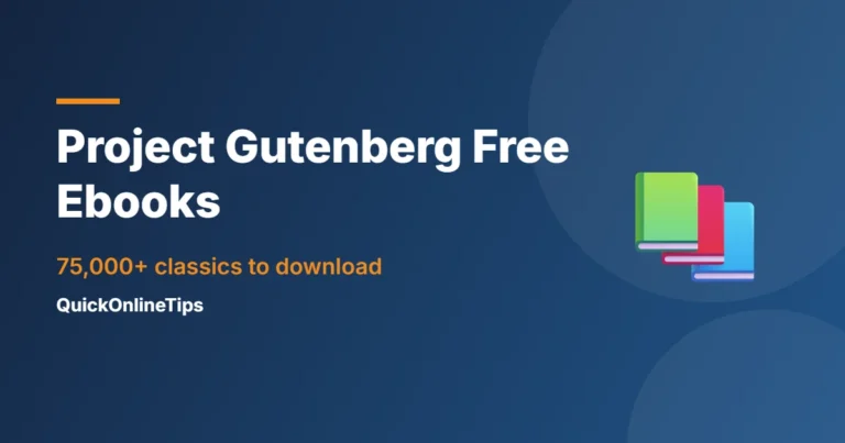 Project Gutenberg free ebooks