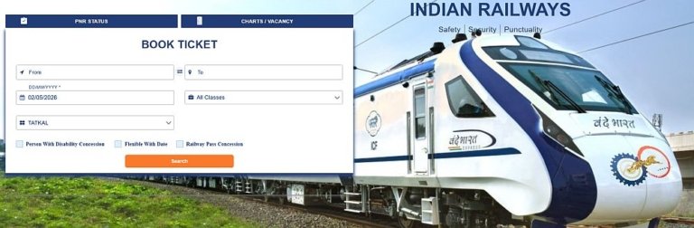 rail tatkal booking