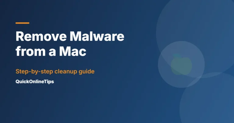 How to remove malware from a Mac