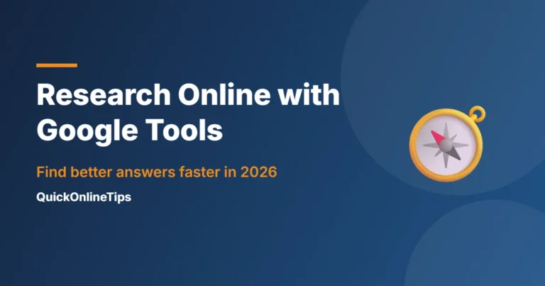 Better research online with Google tools