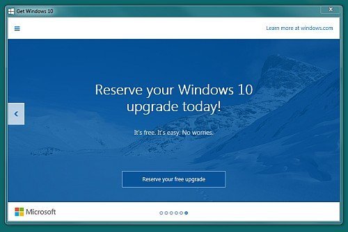 reserve windows 10