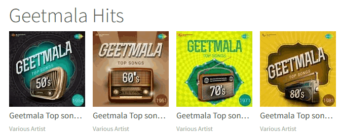 saregama carvaan music albums