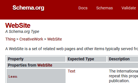 schema site name