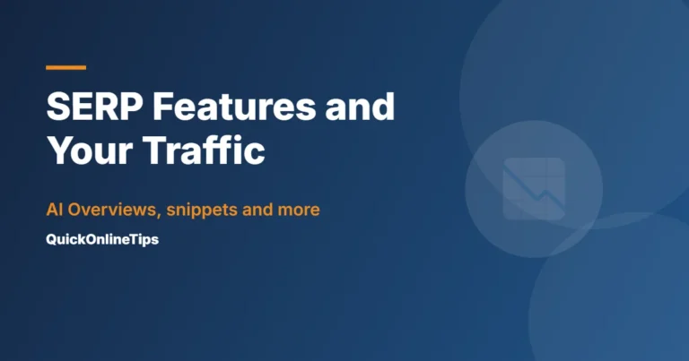 How SERP features affect Google search traffic