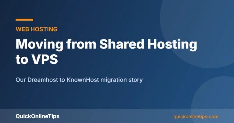 Moving from shared hosting to VPS: our Dreamhost to KnownHost migration