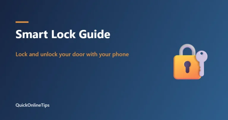 Smart lock unlocked with a phone