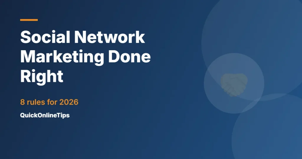 The right way to use social networks for marketing