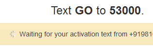 text activation