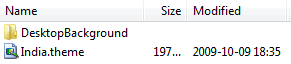 Window 7 theme files