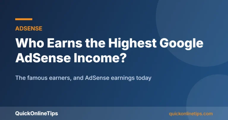 Top AdSense earners guide card
