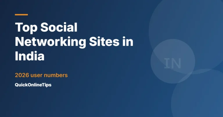 Top social networking sites in India 2026
