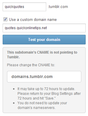 tumblr domain cname