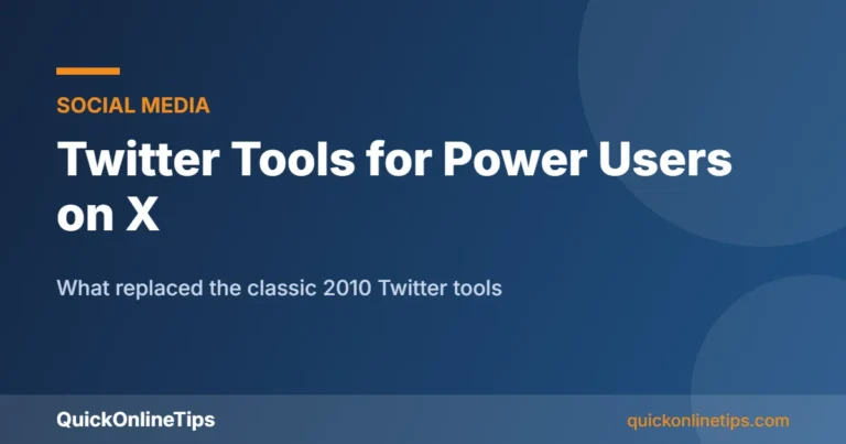 Twitter tools for power users on X card