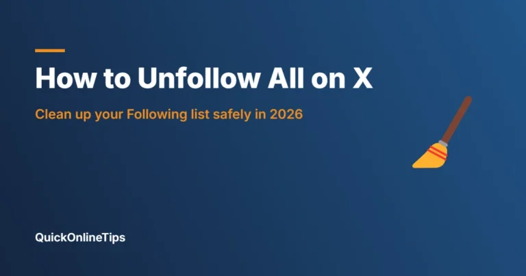 How to unfollow all on X Twitter
