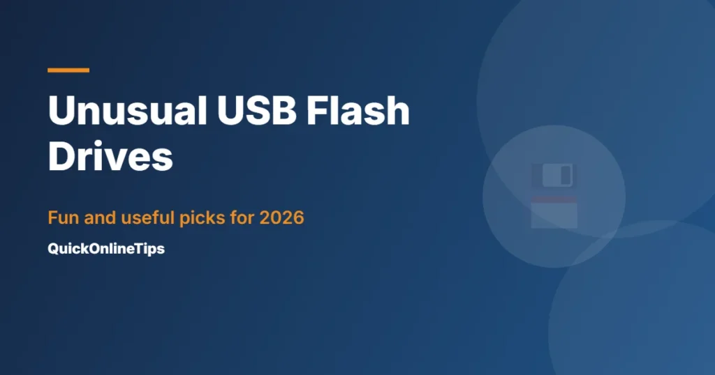 Unusual and strange USB flash drives