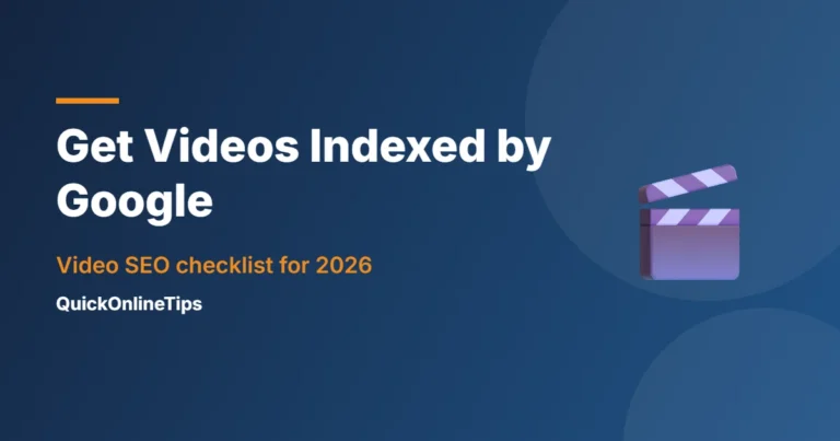 Get videos indexed by Google