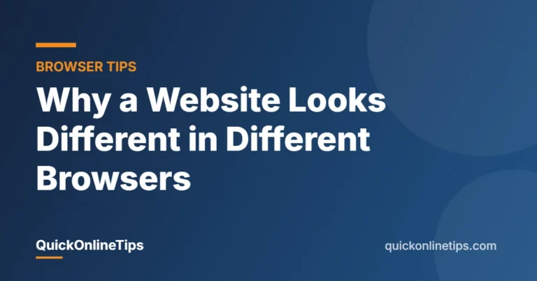 Website looks different in different browsers