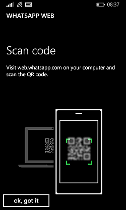whatsapp scan code