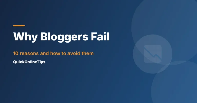 Why bloggers fail
