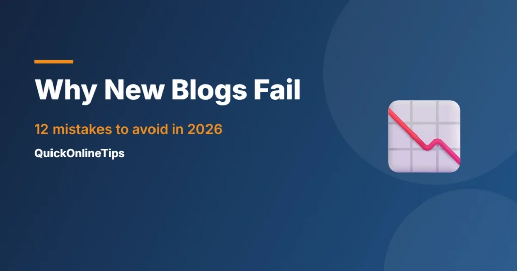 Why new blogs fail