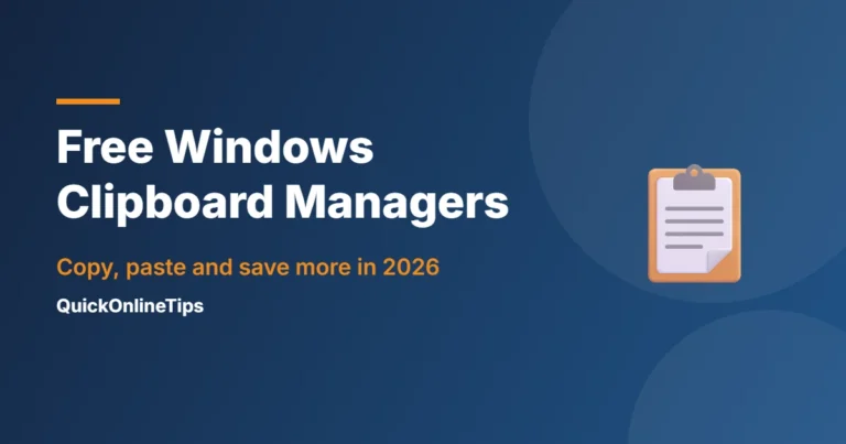 Free Windows clipboard managers