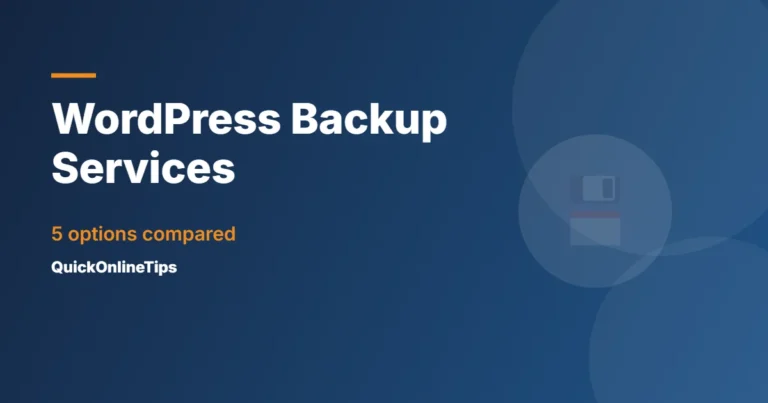 WordPress backup services compared