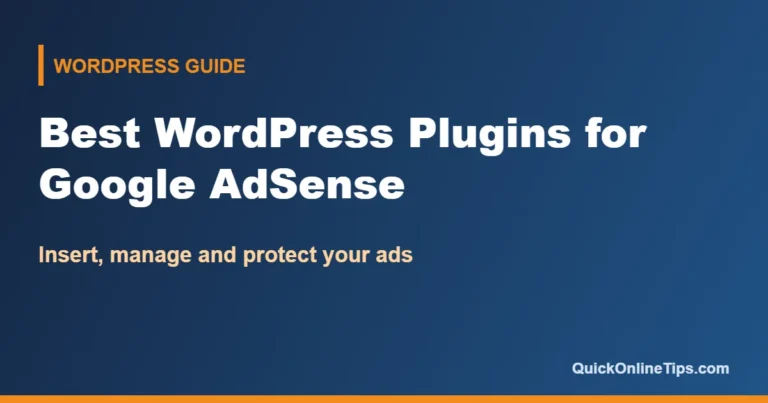 Best WordPress plugins for Google AdSense