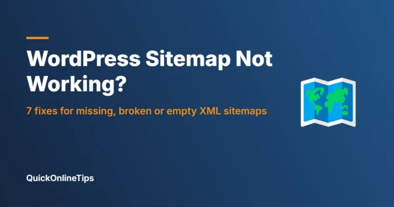 WordPress sitemap not working fixes