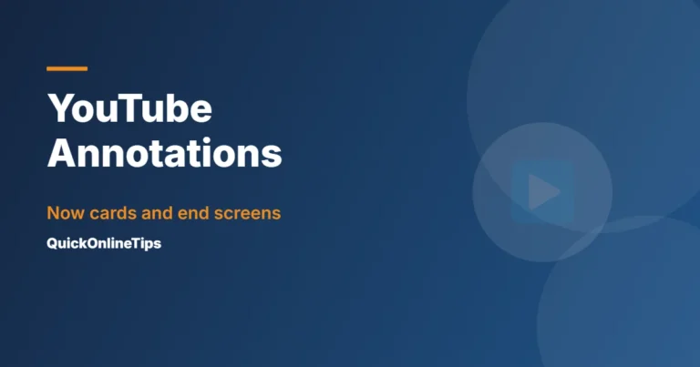 YouTube annotations replaced by cards and end screens